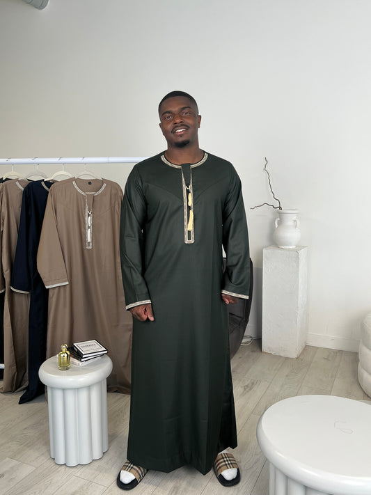 Omani Emerald Green Thobe